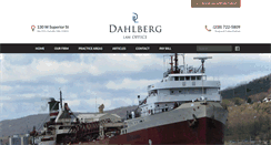Desktop Screenshot of dahlberglaw.com